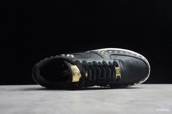 AR0639-001 1 STARS FORCE LOW BLACK AIR NIKE 0908